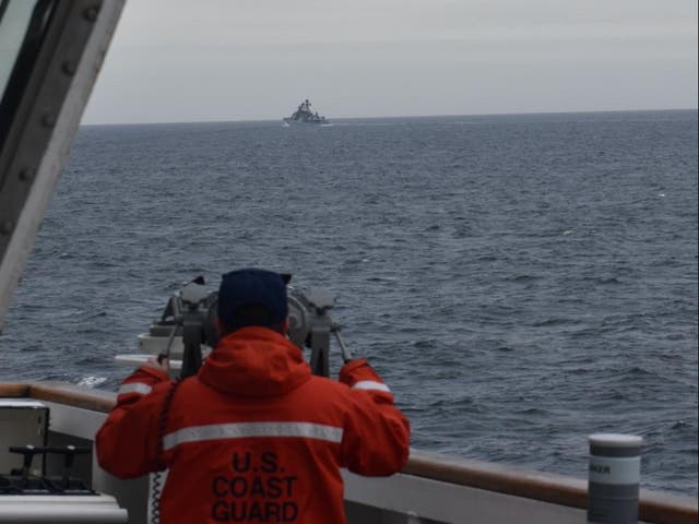 <p>The US coast guard in Alaska came across Russian and Chinese vessels on an ordinary patrol this week, the agency said on Monday </p>