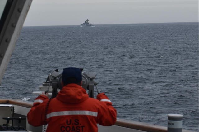 <p>The US coast guard in Alaska came across Russian and Chinese vessels on an ordinary patrol this week, the agency said on Monday </p>