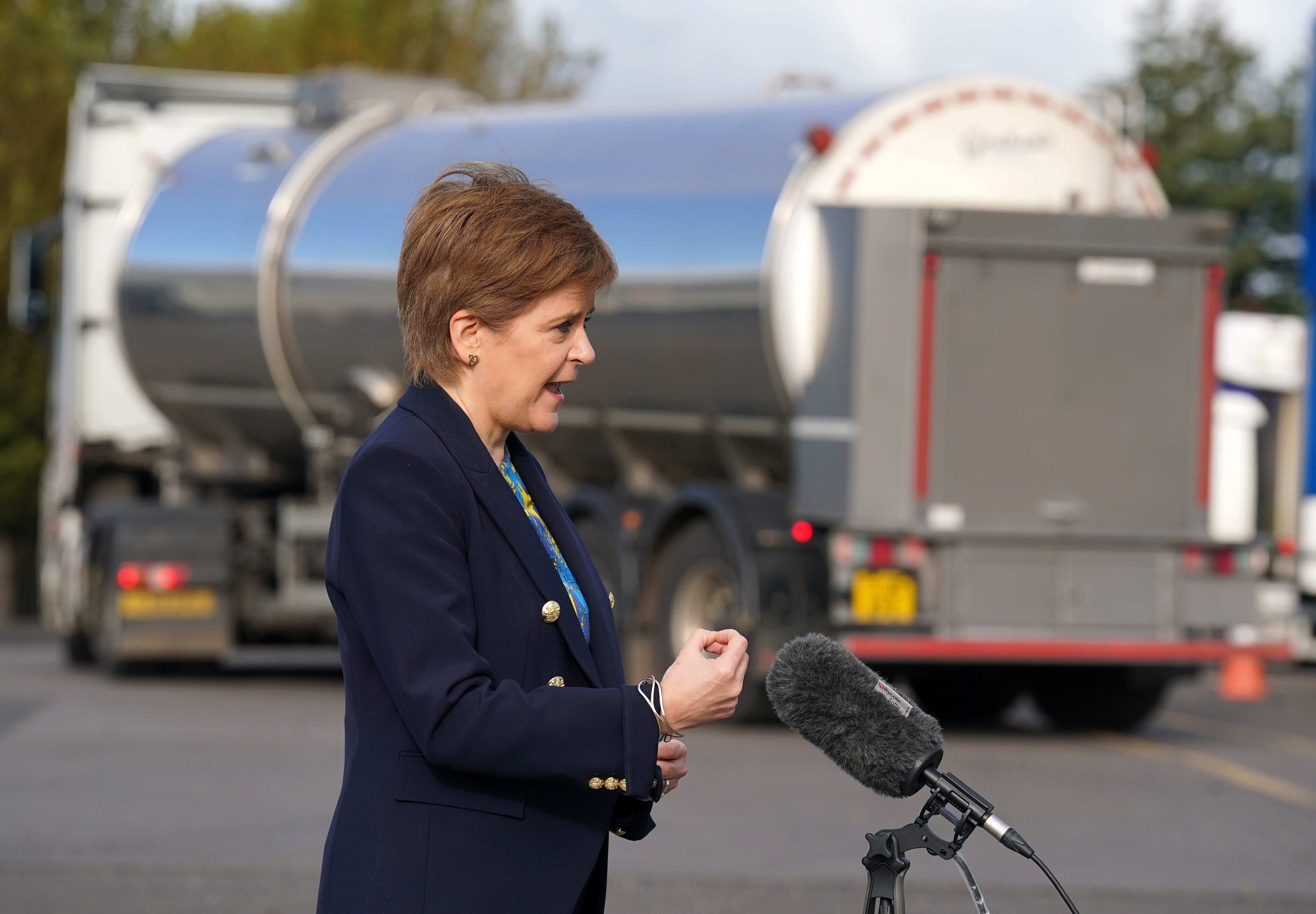 Nicola Sturgeon was speaking at a meeting of Holyrood’s committee conveners on Wednesday (Andrew Milligan/PA)