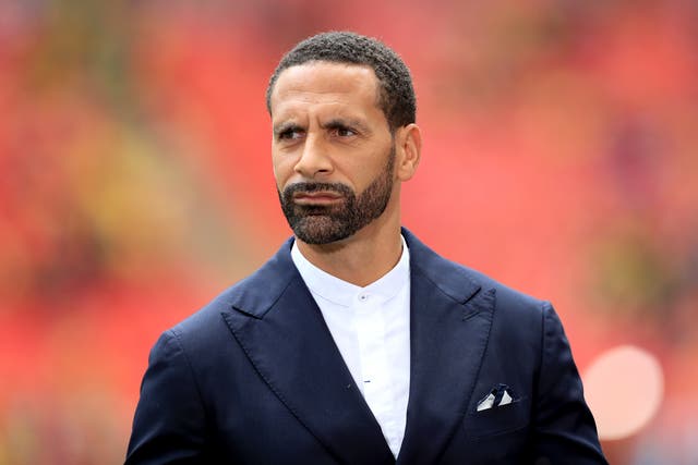 <p>Ferdinand, now a BT Sport pundit, hit out at social media giants for being too focused on ‘dollar signs’ </p>