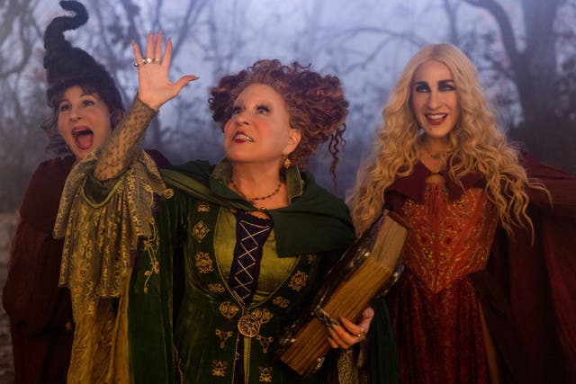 <p>Mary (Kathy Najimy), Winifred (Bette Midler), and Sarah (Sarah Jessica Parker) in ‘Hocus Pocus 2’</p>