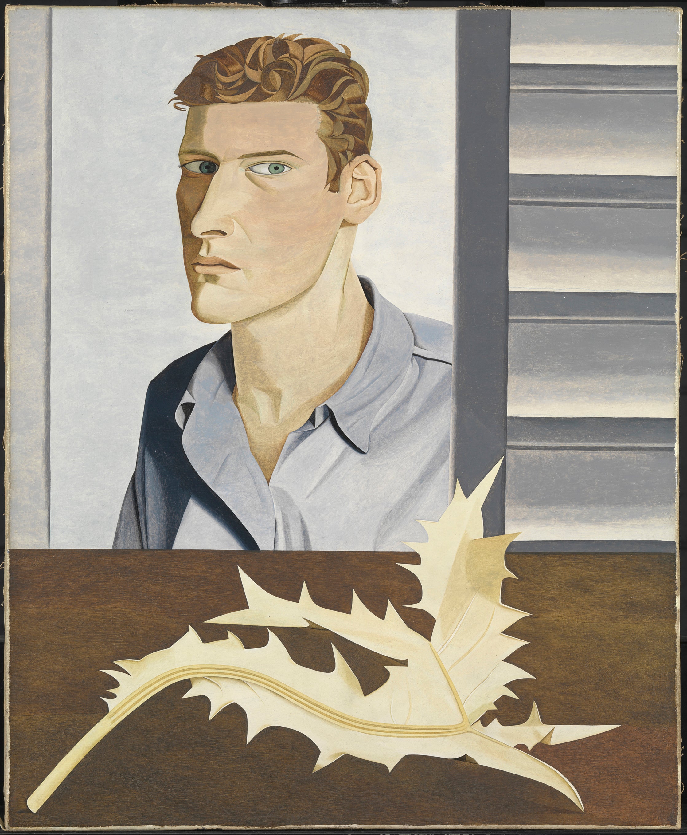 ‘Man with a Thistle (Self-portrait)’, Lucian Freud, 1946