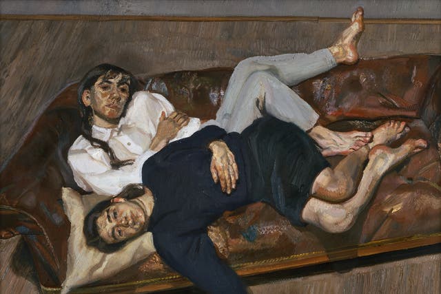 <p>‘Bella and Esther’, Lucian Freud, 1988</p>