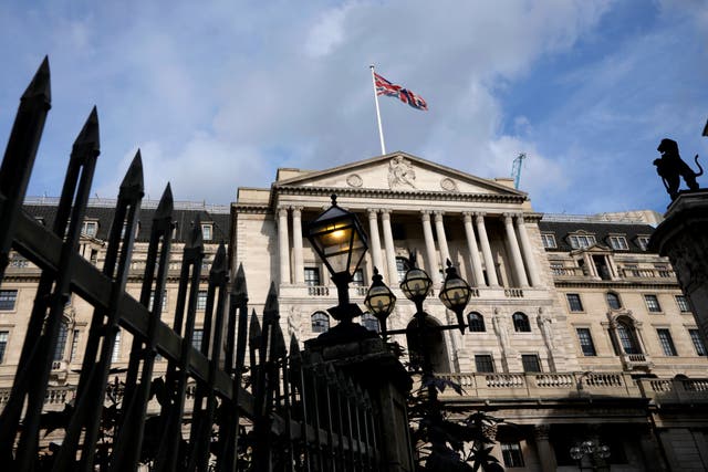 <p>The Bank of England</p>