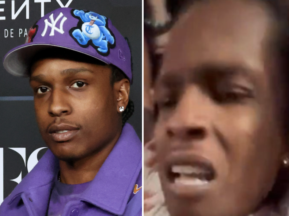 A$AP Rocky responds to viral moshpit video that turned him into a meme |  The Independent
