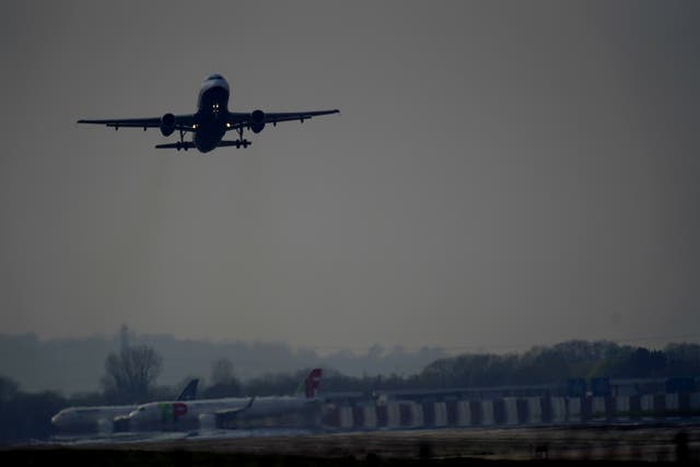 Heathrow Airport confirmed two planes collided on the airfield but said no injuries had been reported (Steve Parsons/PA)