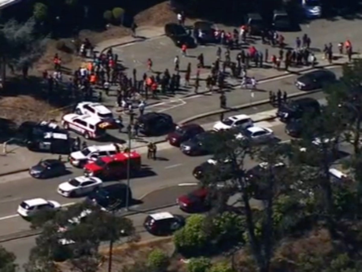 Six injured after gunmen open fire at school in Oakland, California