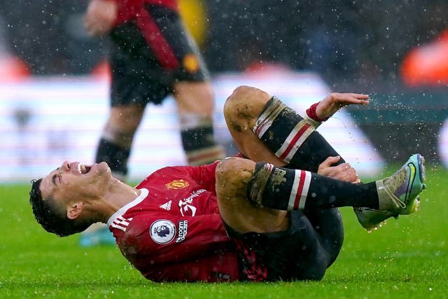Europe’s top clubs, including Manchester United, paid a record-high price for injuries last season (Mike Egerton/PA)