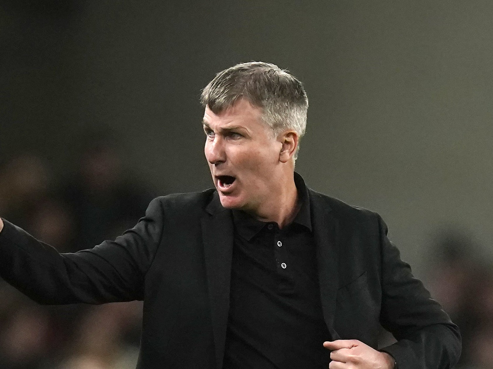 Republic of Ireland manager Stephen Kenny will not abandon his attacking philosophy ahead of the Euro 2024 qualifying campaign (Niall Carson/PA)