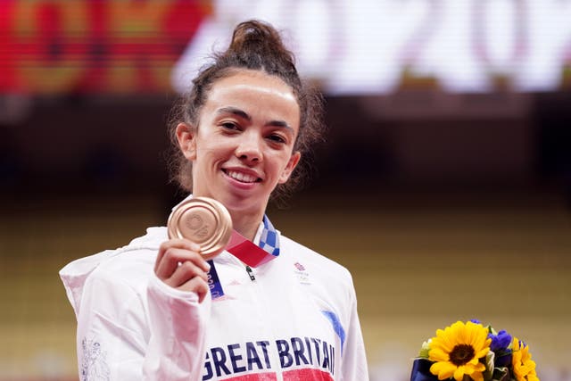 Chelsie Giles added European gold after winning Olympics bronze in Tokyo (Danny Lawson/PA)
