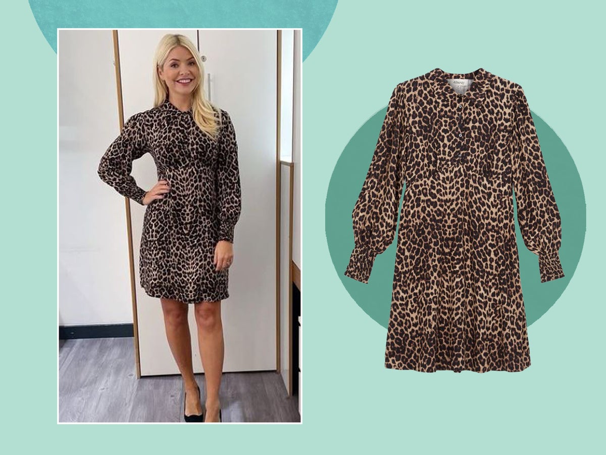 Holly Willoughby takes a walk on the wild side in leopard print