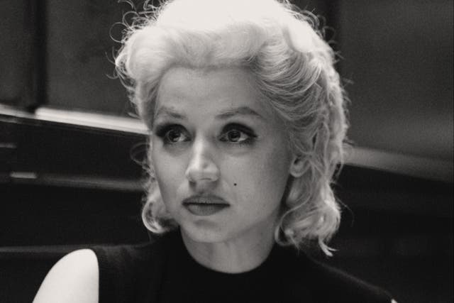 <p>Ana de Armas as Marilyn Monroe in ‘Blonde'</p>