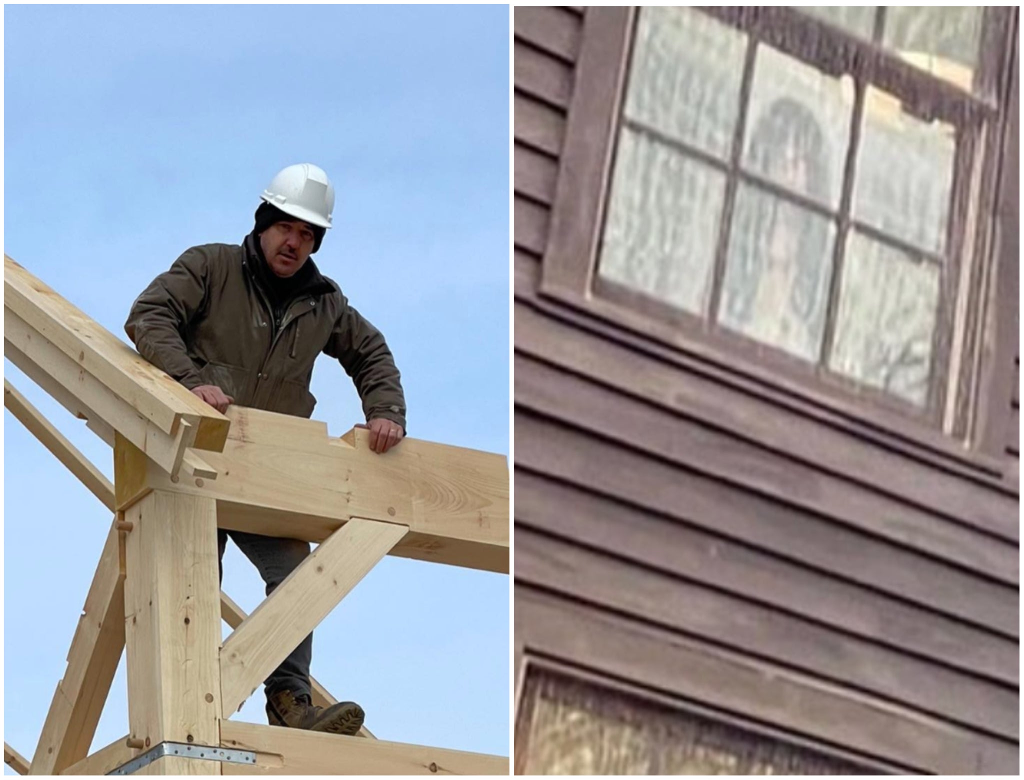 ‘This is freaking me out’: Farmhouse Fixer presenter Jonathan Knight reacts after ‘girl’ spotted in window of Salem house