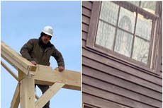 ‘This is freaking me out’: Farmhouse Fixer presenter Jonathan Knight reacts after ‘girl’ spotted in window of Salem house