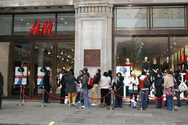H&M has revealed it took a £170 million hit from its exit from Russia following the invasion of Ukraine (Katie Collins/ PA)