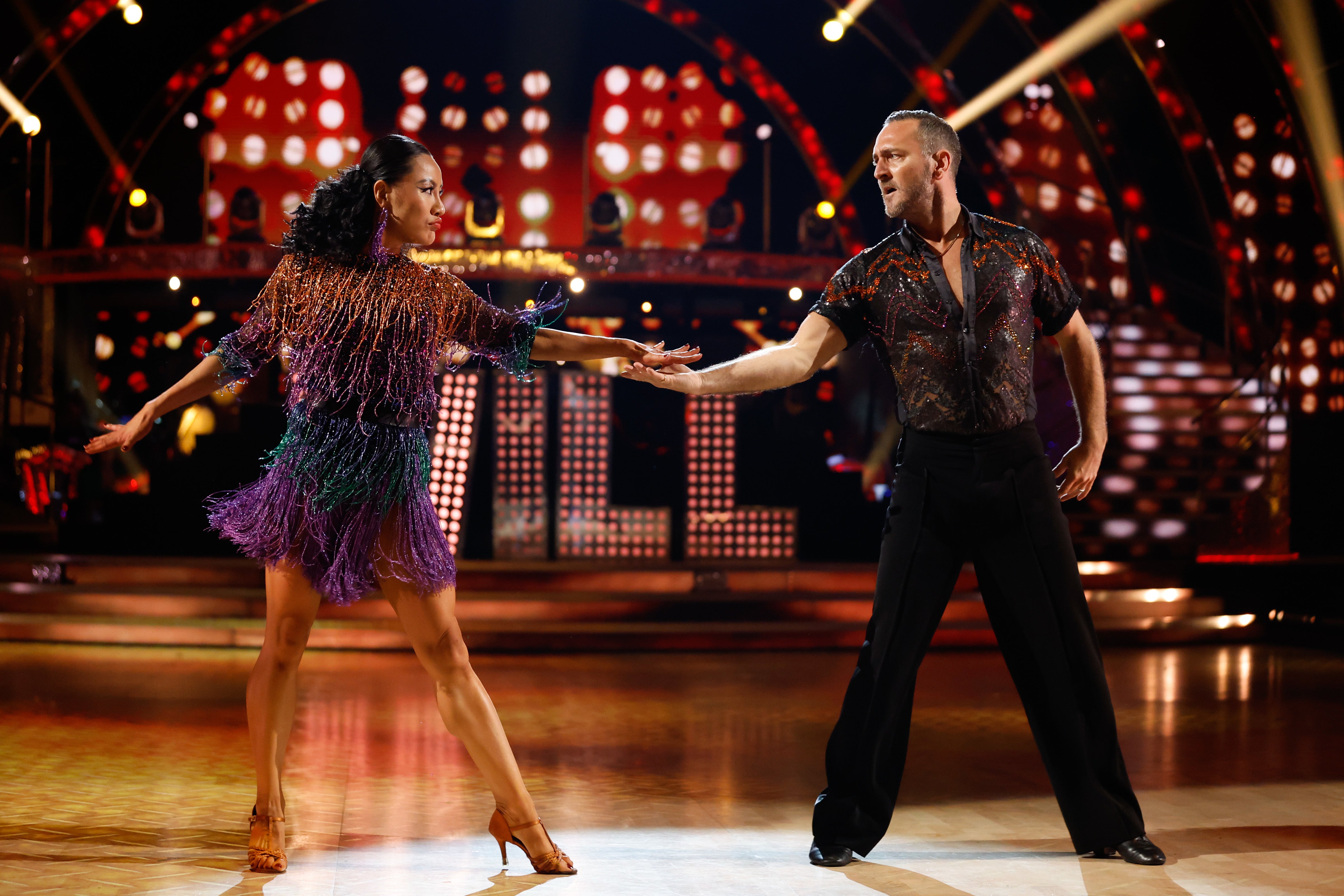 Mellor and partner Nancy Xu on ‘Strictly Come Dancing’