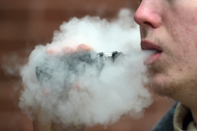 There are currently around six million smokers in England and about 3.8m vapers (Nicholas T Ansell/PA)