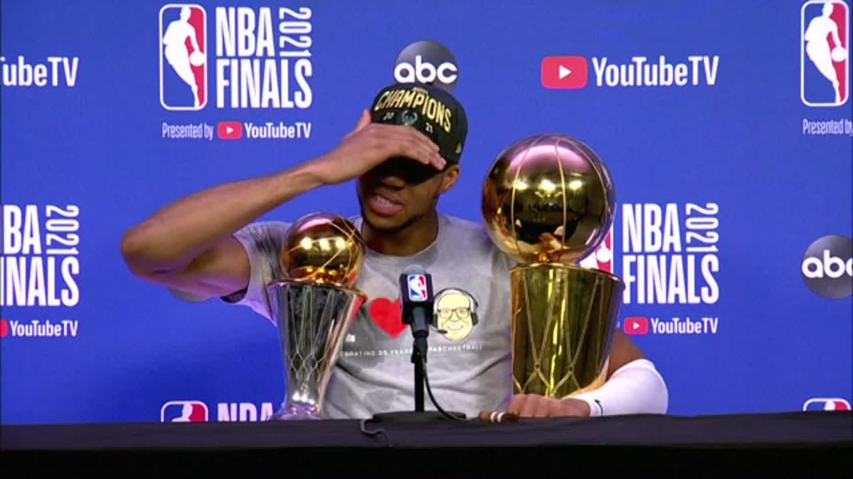 Nba Championship Tenis Antetokounmpo 2021 Just Believe': Giannis