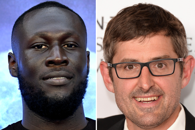 <p>Stormzy and Louis Theroux</p>