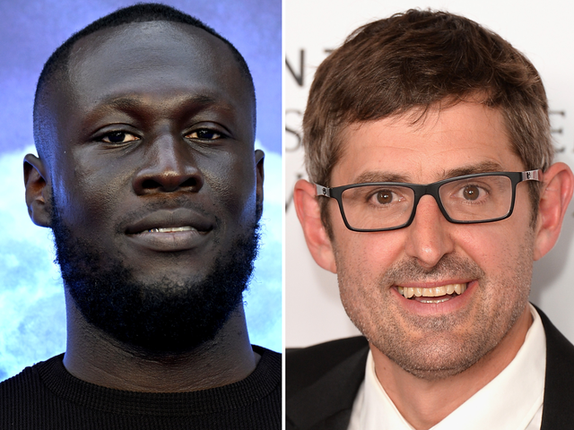 <p>Stormzy and Louis Theroux</p>