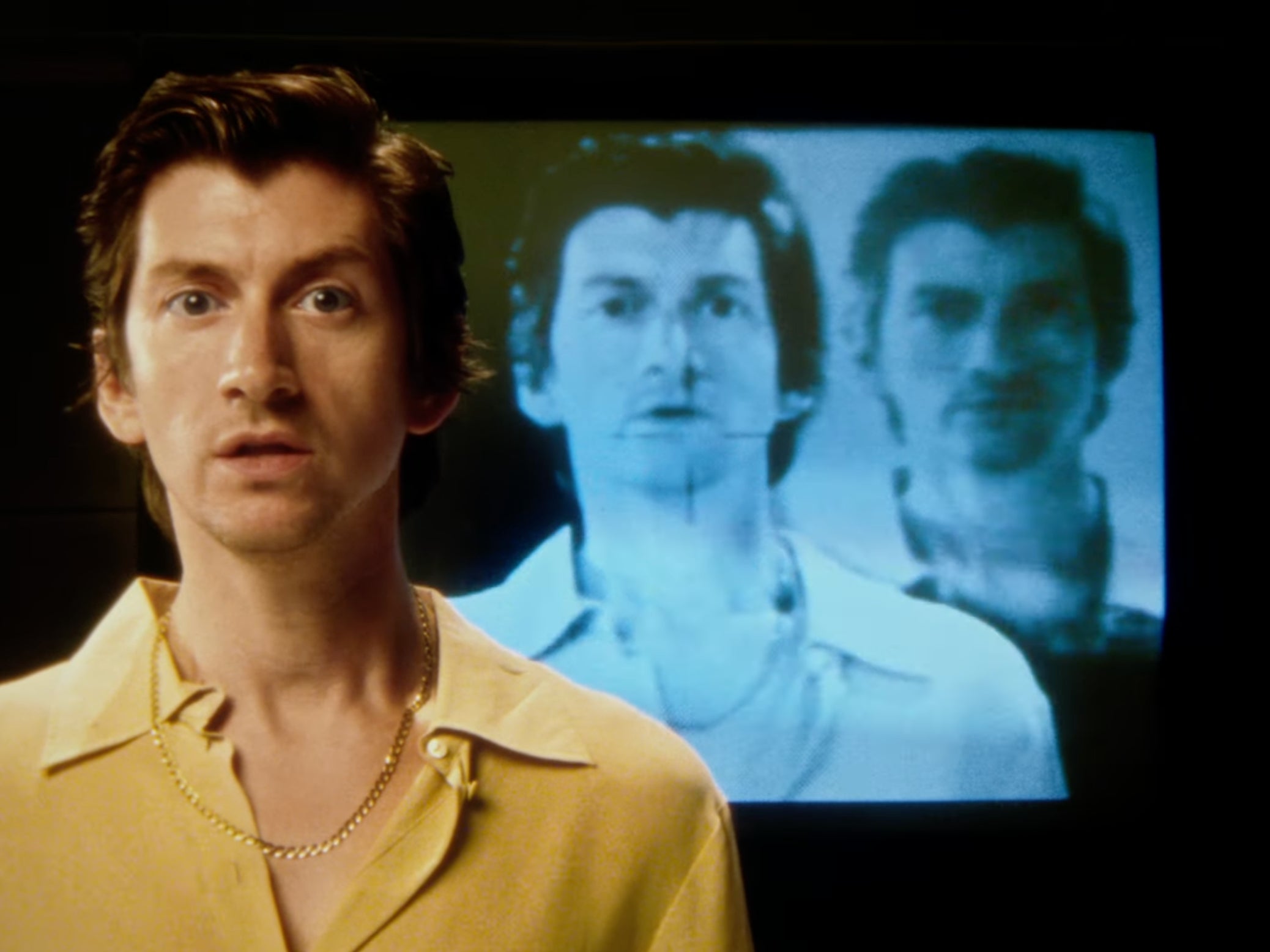 Arctic Monkeys’ Alex Turner in ‘Body Paint’ music video