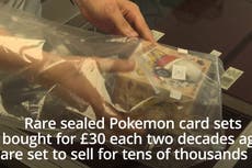 Rare Pokemon cards set to sell for £36,000 at auction