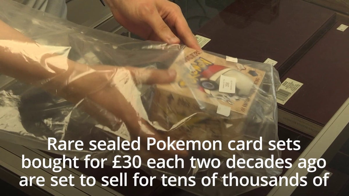 Rare Pokemon cards set to sell for 36,000 at auction