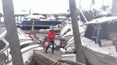 Florida boats destroyed by Hurricane Ian winds and surge