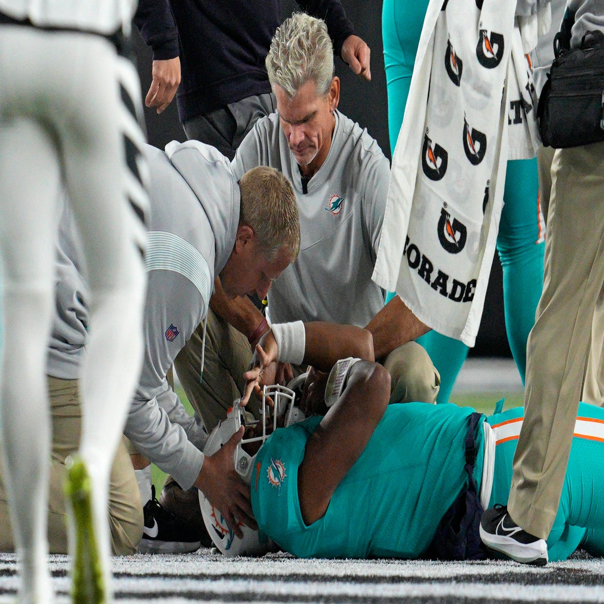 Tua Tagovailoa, Miami Dolphins quarterback, suffered concussion on