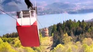 CCTV footage released of Italy cable car crash that killed 14