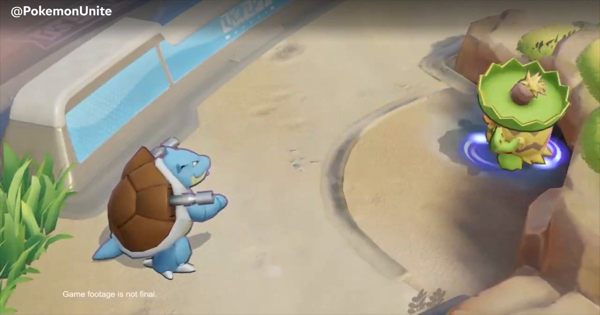 Pokemon Unite: Blastoise finally gets gameplay and release date