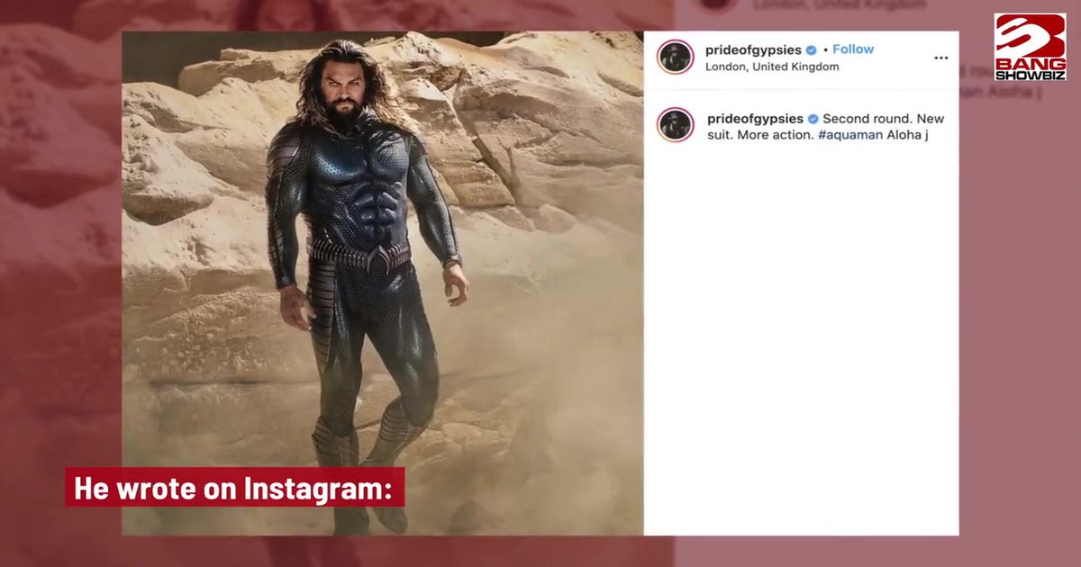Jason Momoa reveals first look at new suit for Aquaman and the