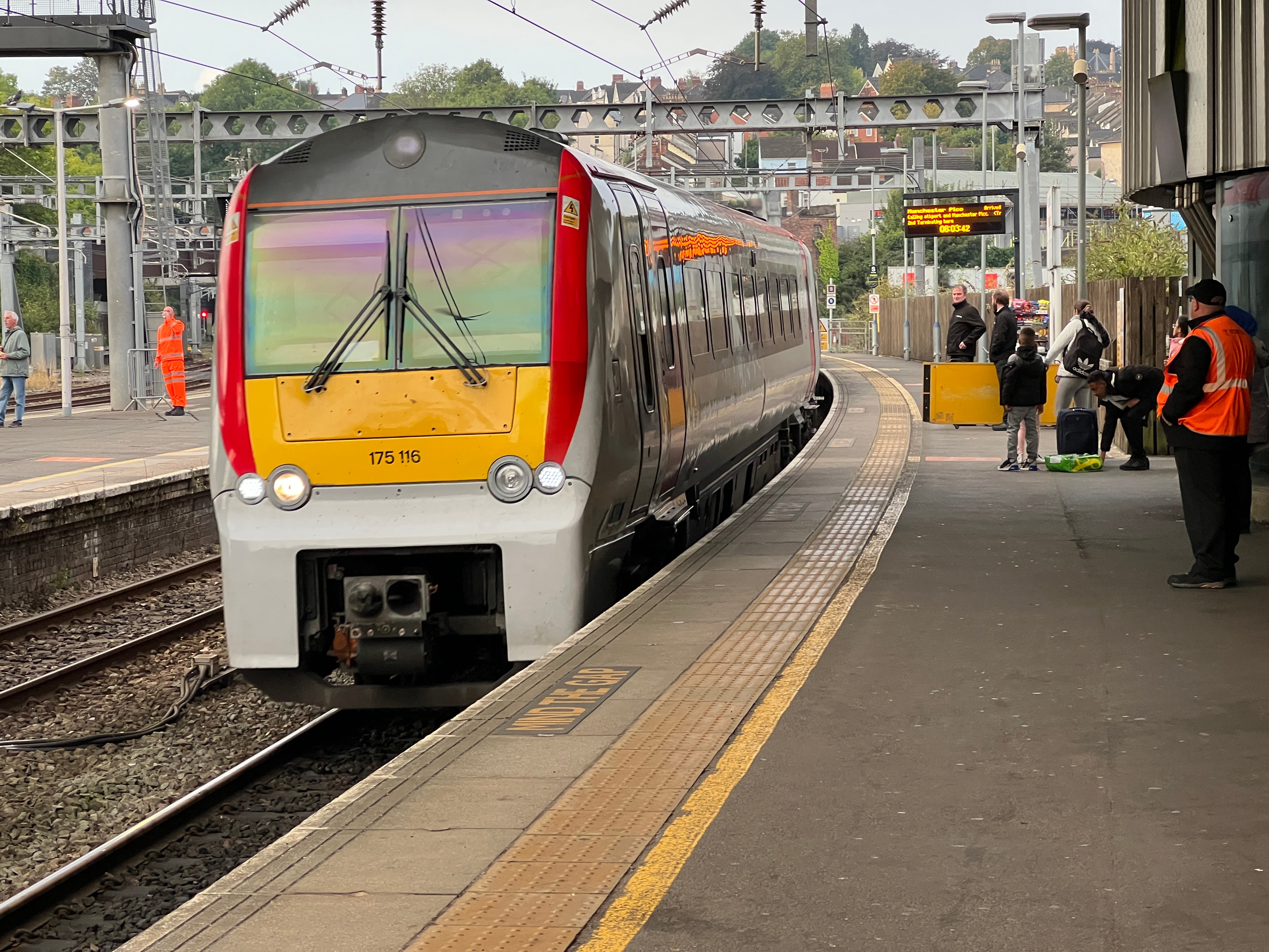 Off schedule: Transport for Wales services will be cut by the rail strike, along with trains from every other operator