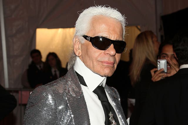 <p>Karl Lagerfeld departs from the Metropolitan Museum of Art Costume Institute Gala, Superheroes:  Fashion and Fantasy held at The Metropolitan Museum of Art on May 05, 2008</p>