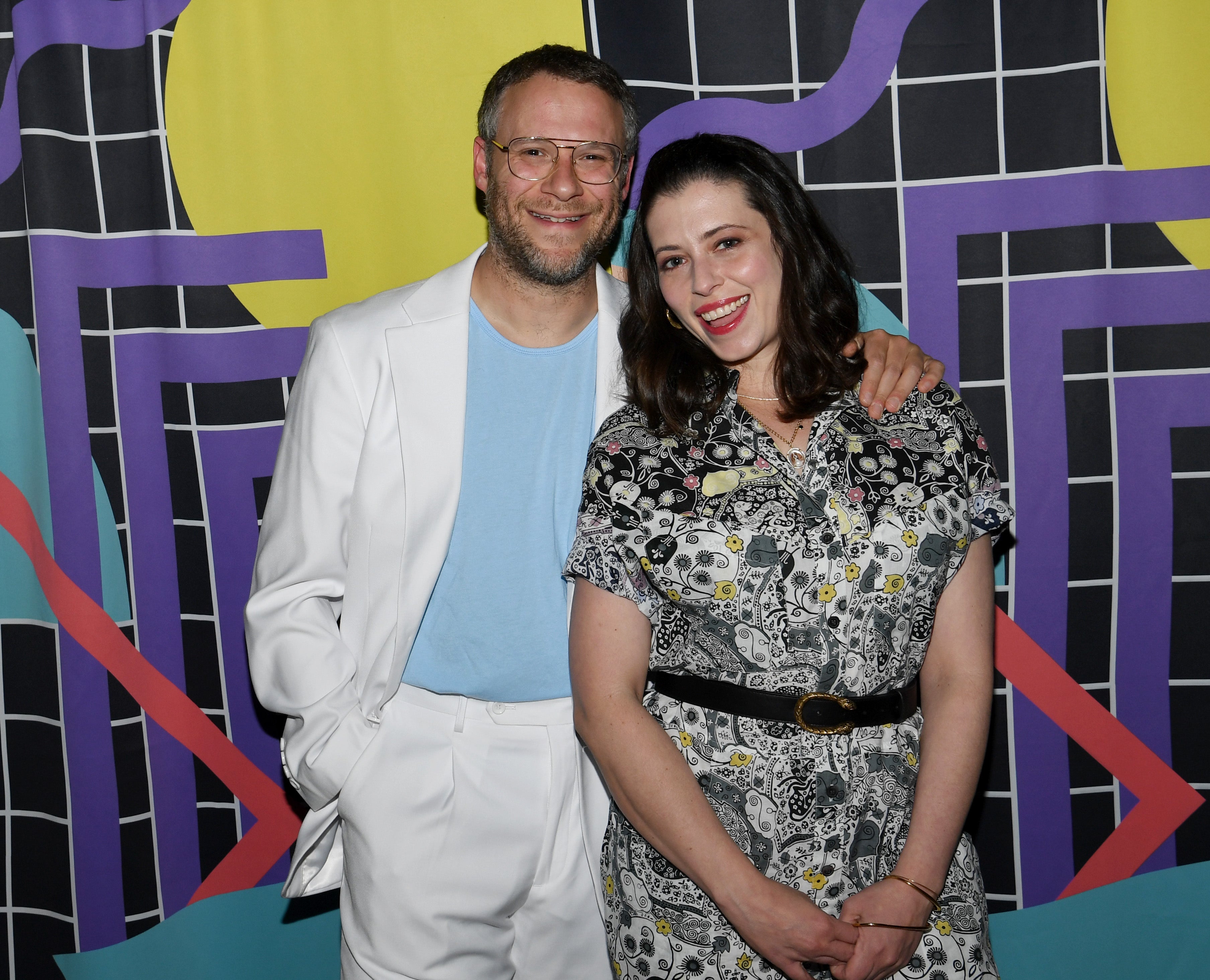 Seth Rogen and Lauren Miller