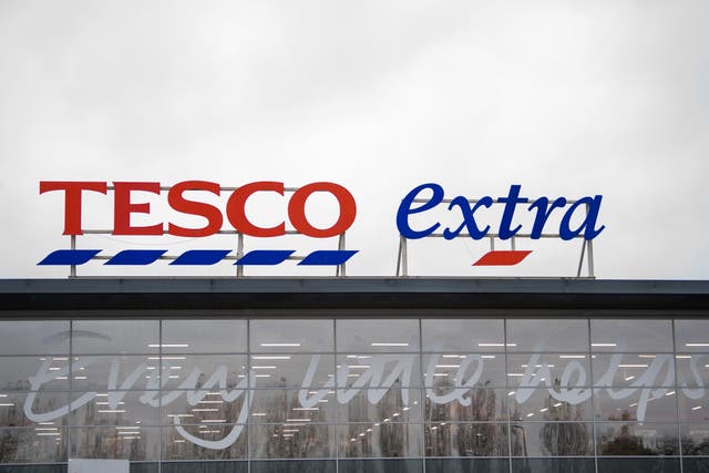 Tesco is expected to reveal higher sales over the first half of the year despite pressure on consumer budgets (PA)