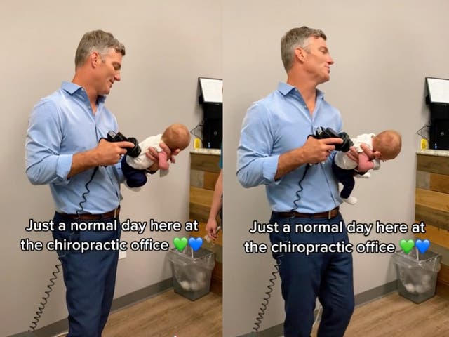 <p>Chiropractor sparks debate after performing adjustment on six-day-old infant</p>