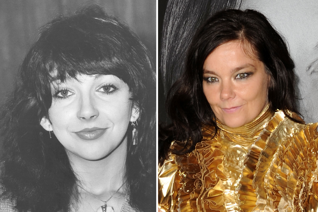 <p>Kate Bush and Björk</p>