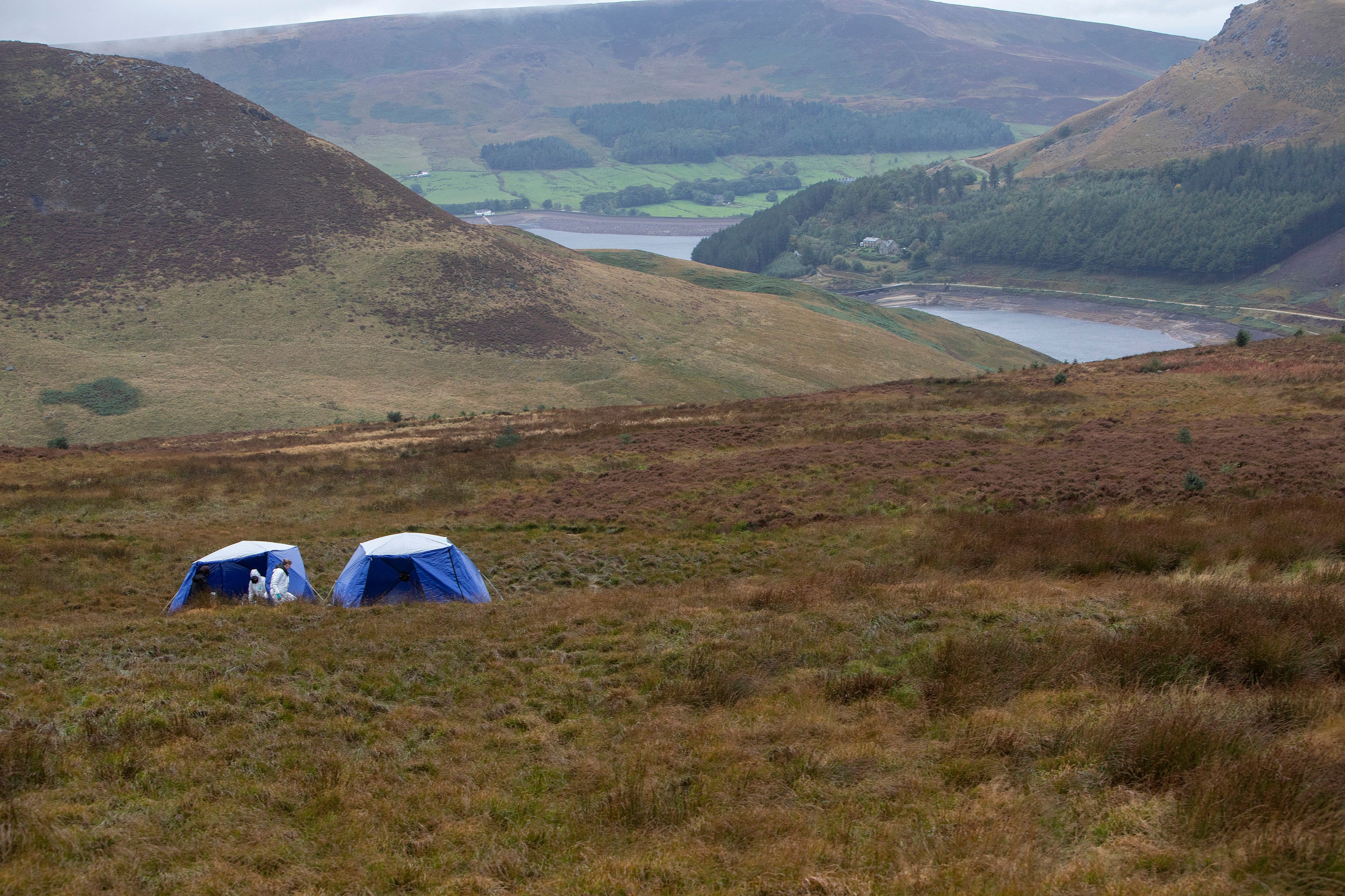 Specialist officers have begun initial exploration activity at Saddleworth Moor