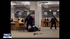 Pitbull mauls security guard in 'vicious attack' at San Francisco library