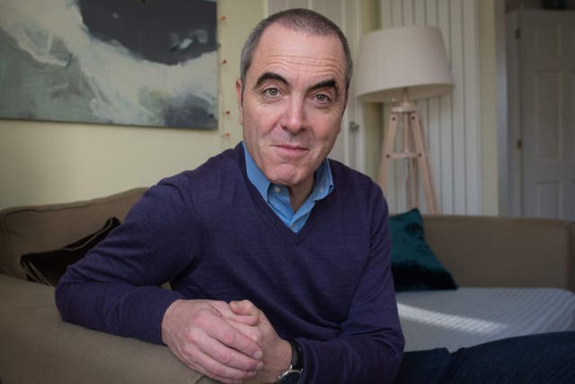 Actor James Nesbitt at home in south London before it was announced that he will receive an OBE (Officer of the Order of the British Empire) in the New Year’s Honours List.