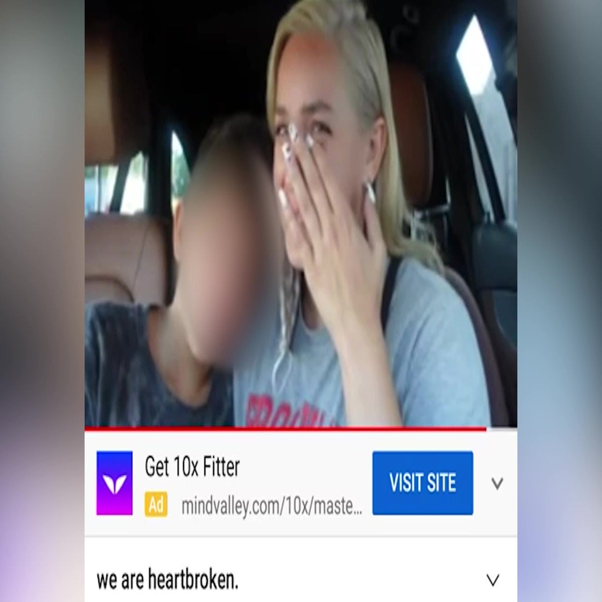 Cring Mom No Fuck And Sun Forced Xxx - YouTuber accidentally uploads video forcing her crying son to pose for  thumbnail | News | Independent TV