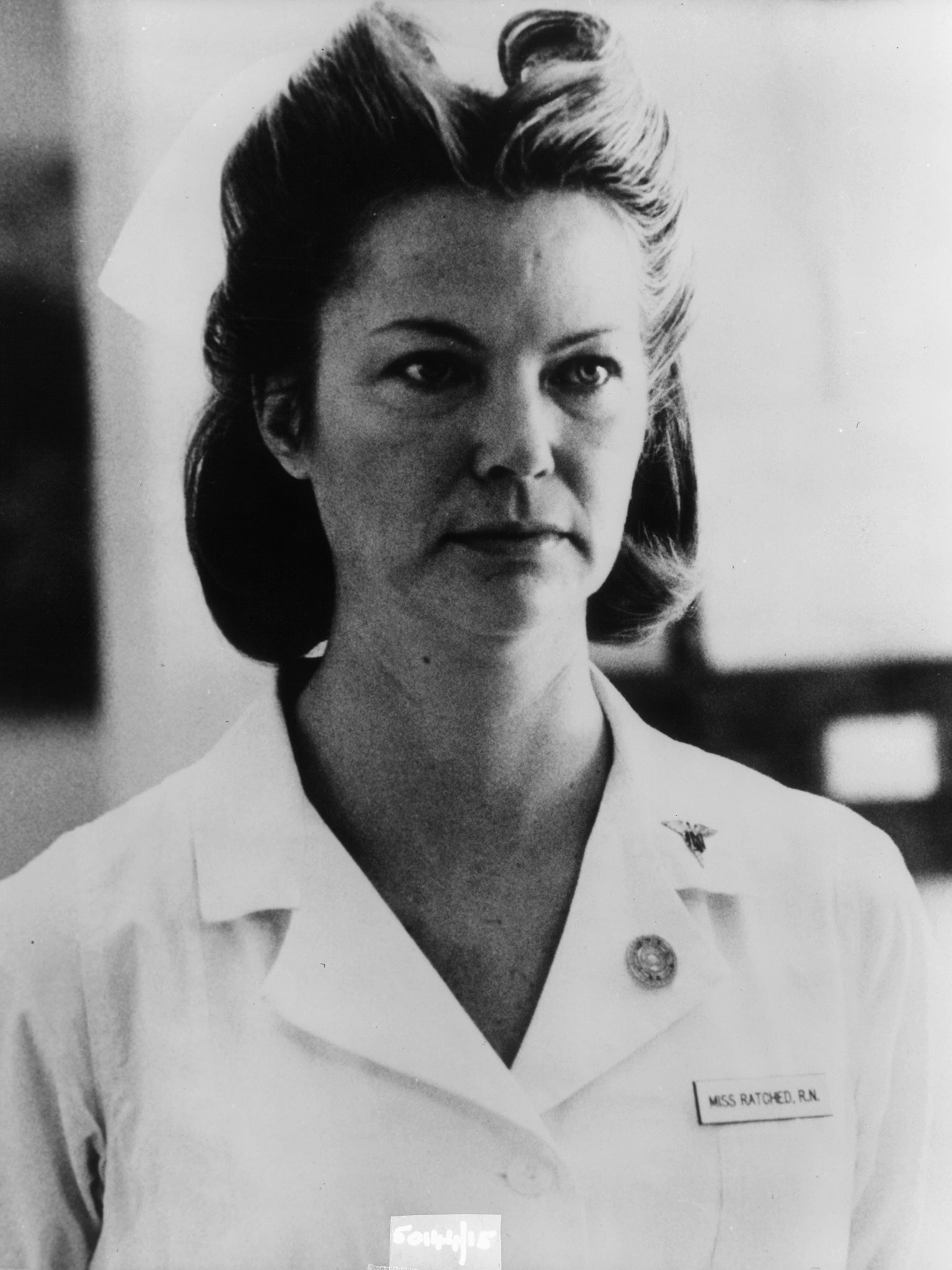 Fletcher as the cruel and sadistic Nurse Ratched in psychological drama ‘One Flew Over the Cuckoo’s Nest’
