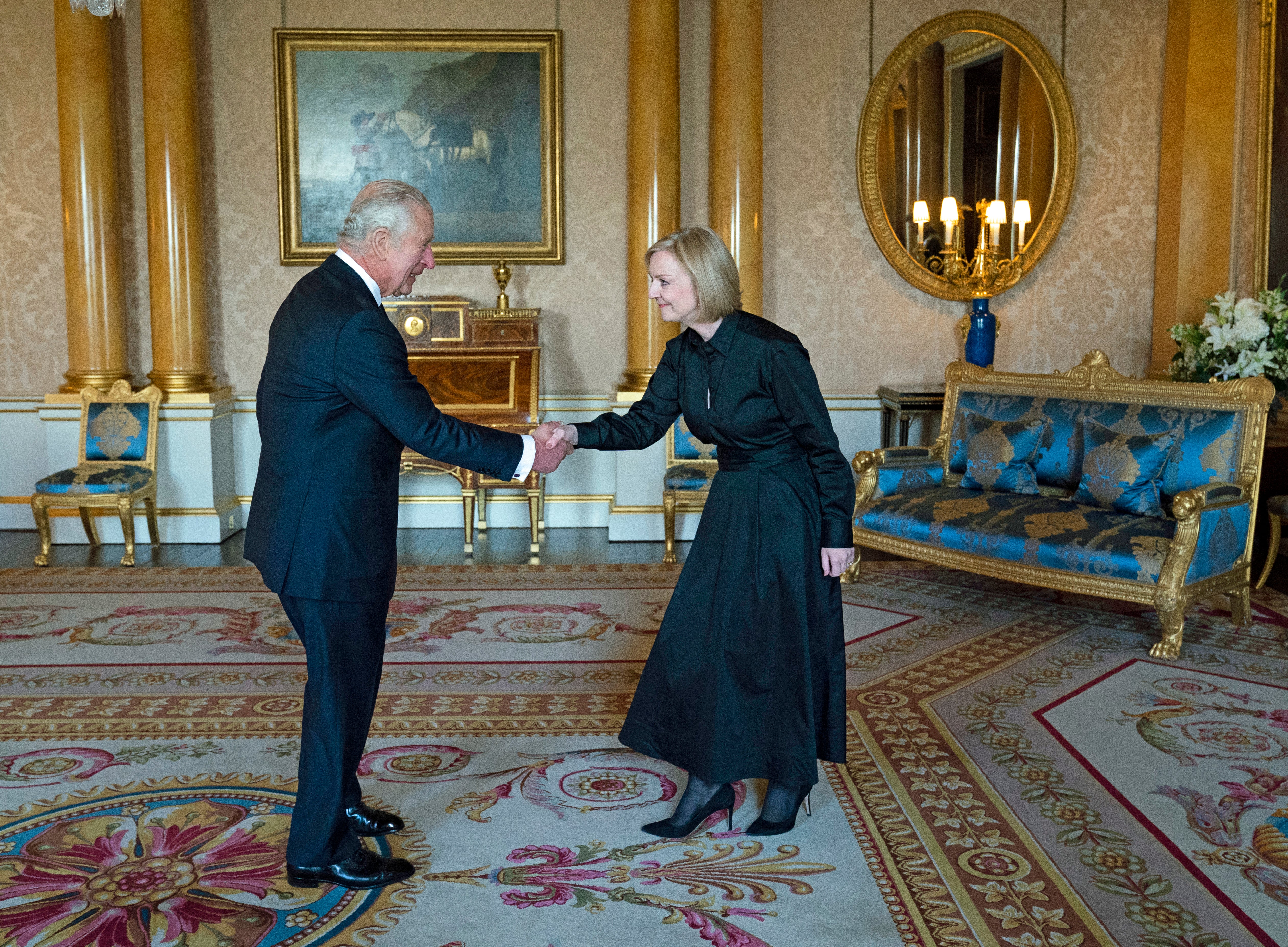 Ms Truss meets King Charles at Buckingham Palace