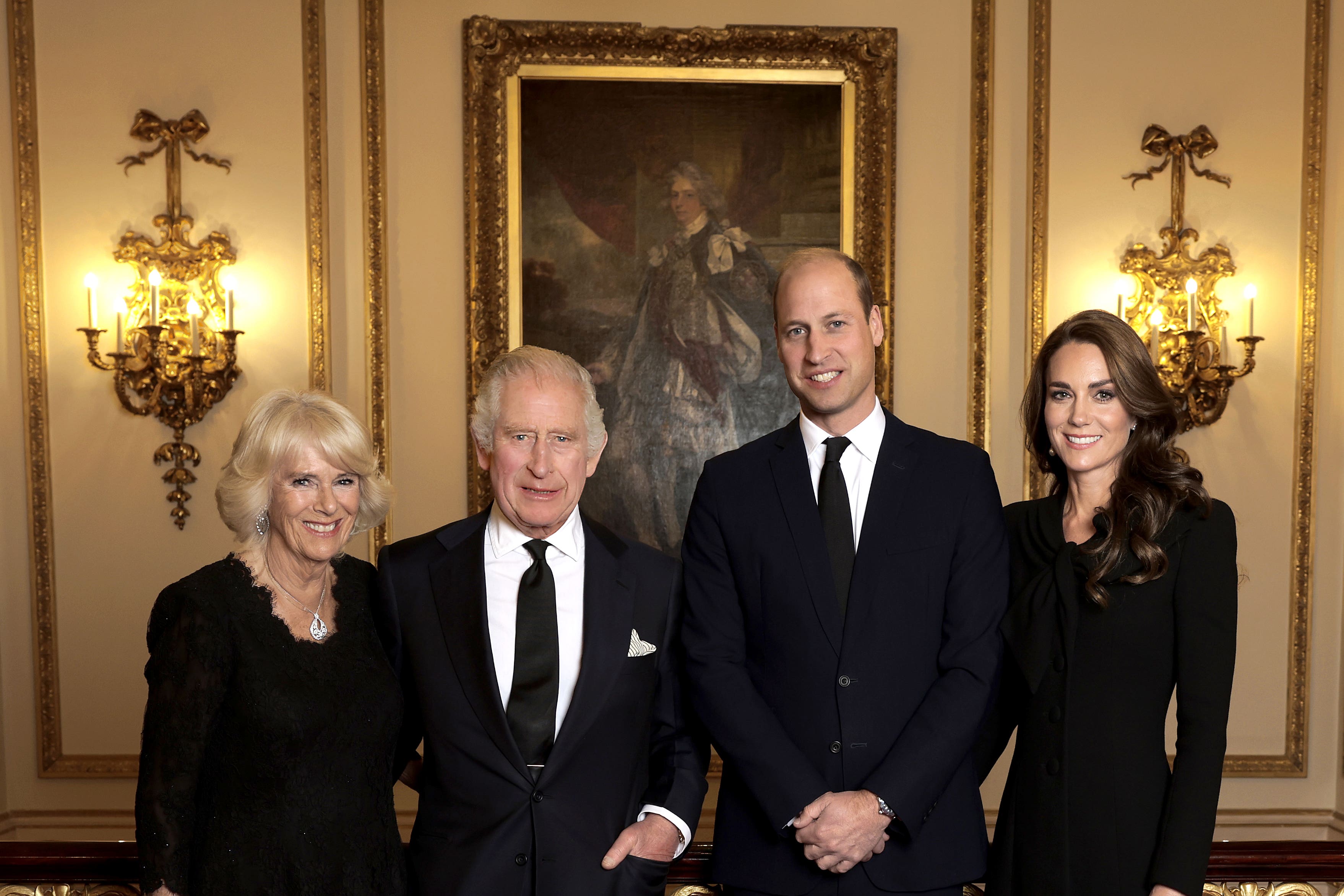 The image was taken at Buckingham Palace on 18 September