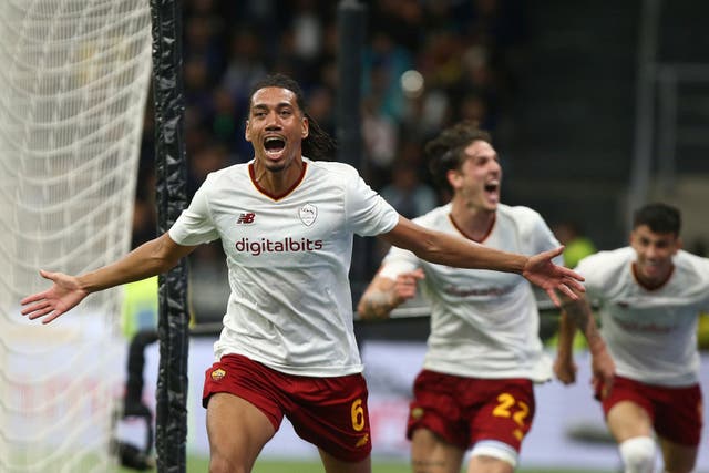 Chris Smalling grabbed the winner for Roma at Inter Milan (Spada/AP)