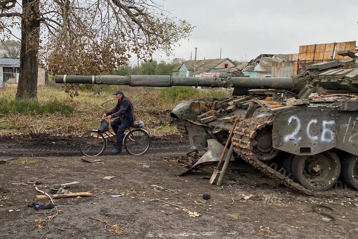 Ukraine war – live: Russian forces ‘fully cleared’ in Lyman, says Zelensky