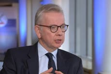 Tory MPs told they will lose whip if they vote against Budget – as Gove refuses to say he’ll back it