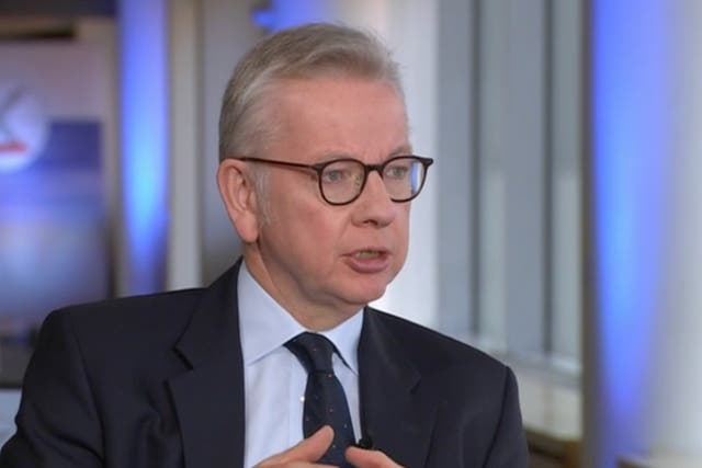 <p>Former cabinet minister Michael Gove</p>