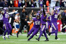 Minnesota Vikings hold off New Orleans Saints in NFL ending for the ages at Tottenham